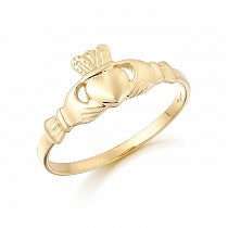 9ct Gold Kids Claddagh Ring