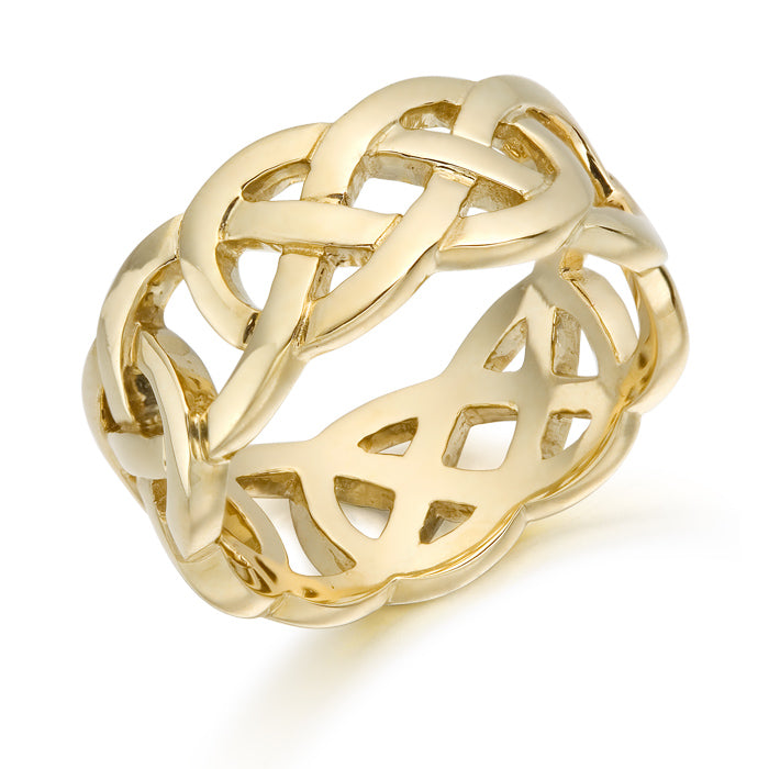 9ct Gold Celtic Wedding Band