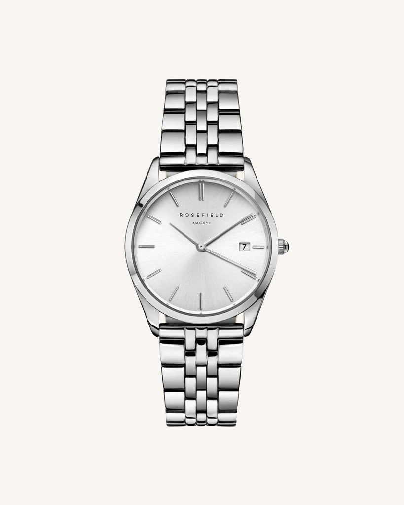 Rosefield Ace Silver Watch