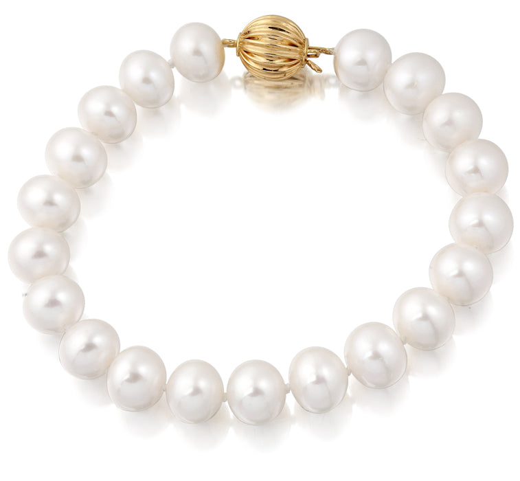14ct Gold Cultured Pearl Bracelet