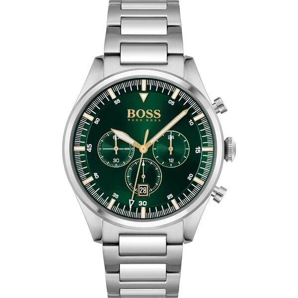 HUGO BOSS Men's Watch Chronograph Pioneer Green