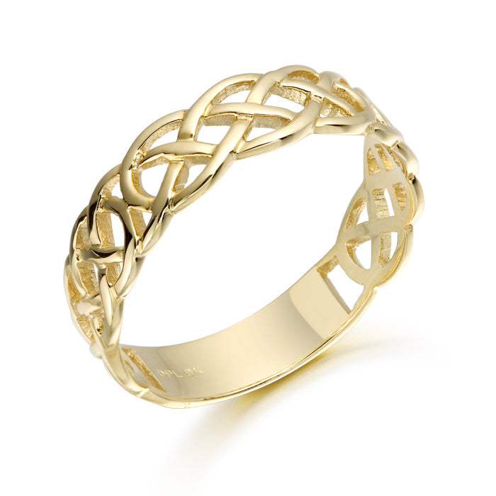 9ct Gold Celtic Band