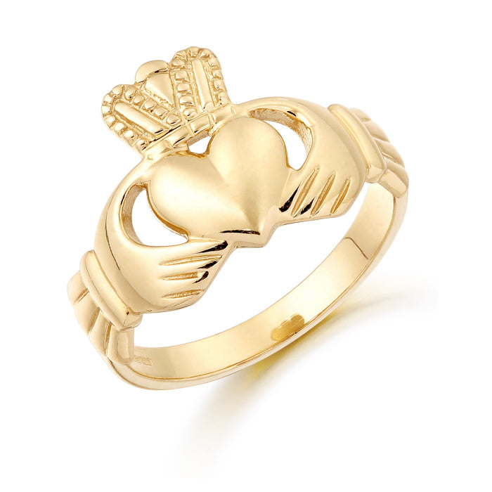 Gents 9ct Gold Claddagh Ring