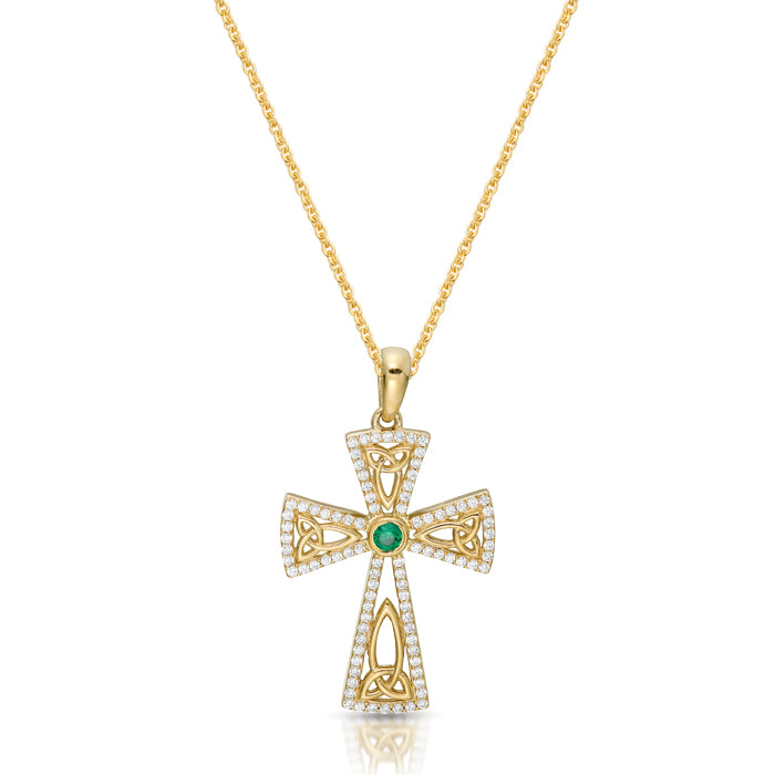 9ct Gold Celtic Cross