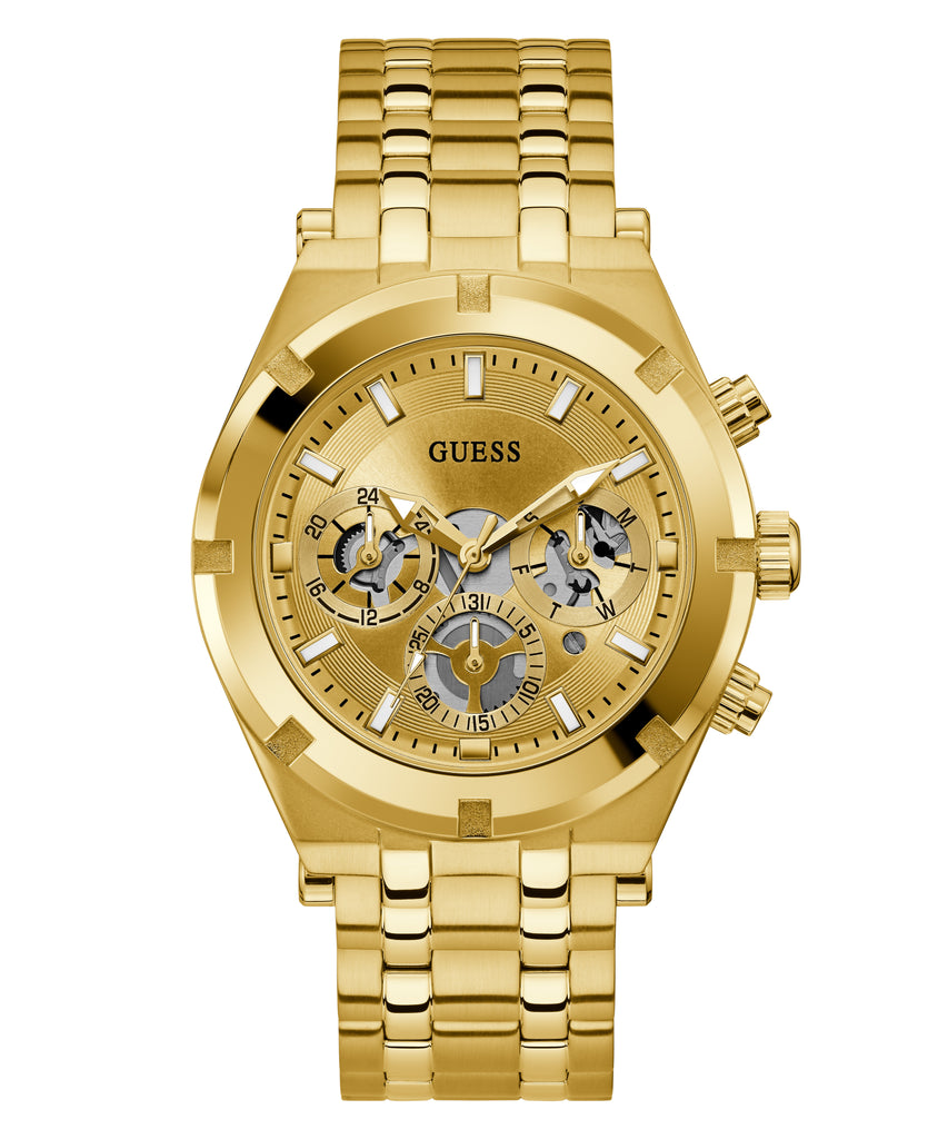 Guess Continental Gold Tone Watch