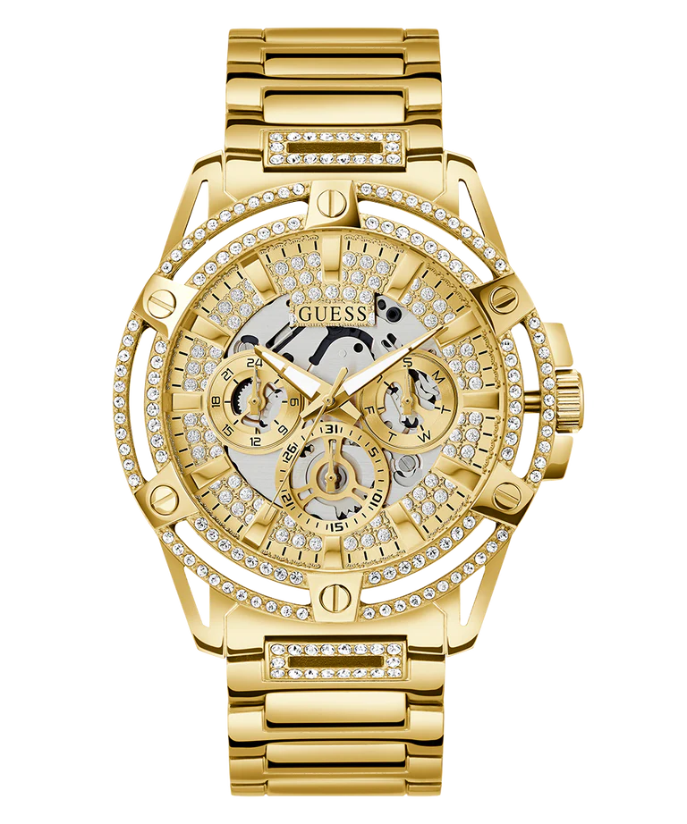 Gents Guess King Gold Watch
