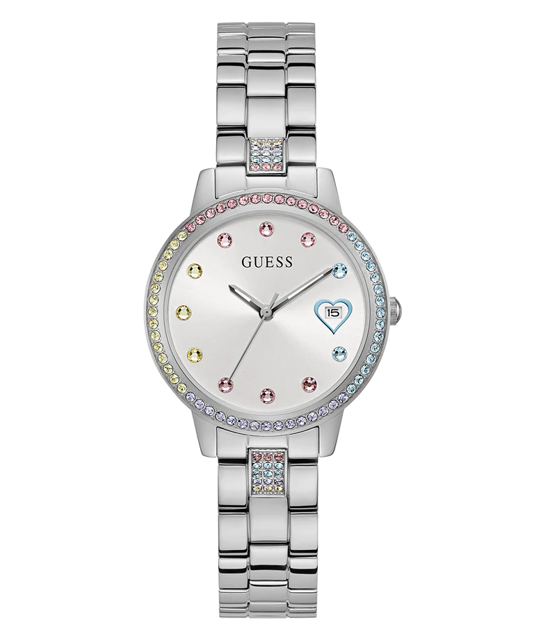 Guess Three of Hearts Ladies Watch
