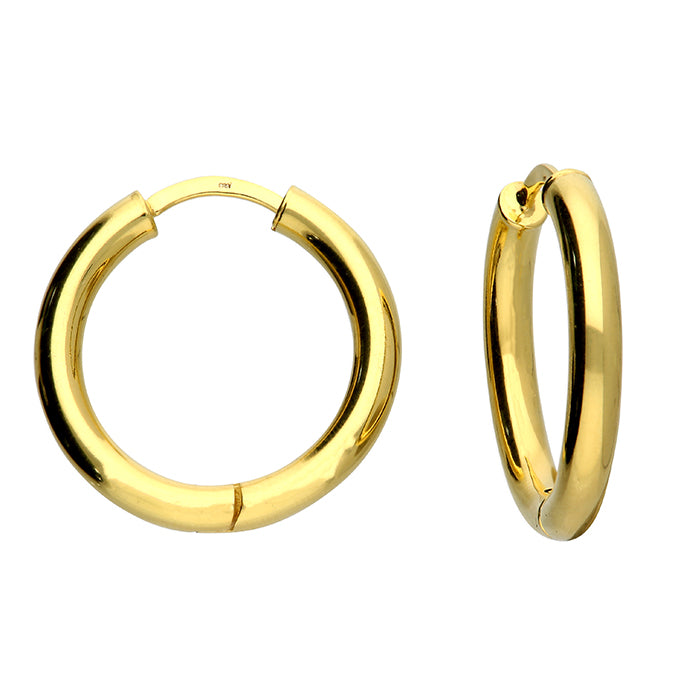 Sterling Silver Gold Plate Earrings