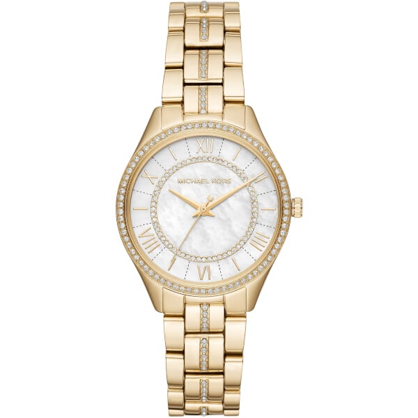 Michael Kors Ladies Lauryn Yellow Gold-Tone Watch