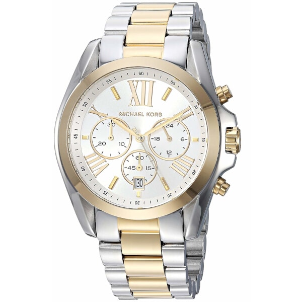 Michael Kors Bradshaw Two-Tone Silver and Gold Watch