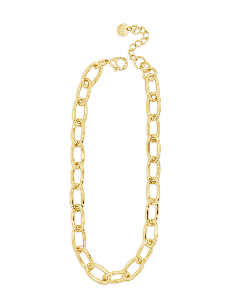 Absolute Jewellery Necklace Gold Chunky