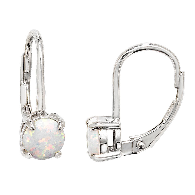 Opal Hinge Drop Earrings