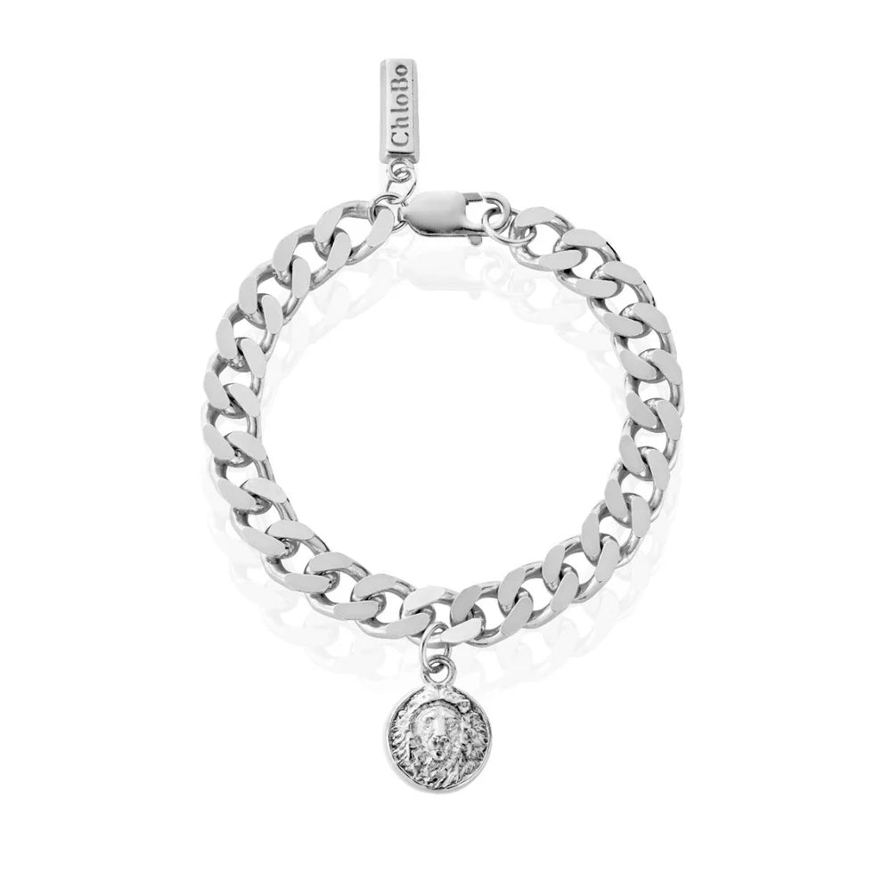 Flat Curb Lion Bracelet