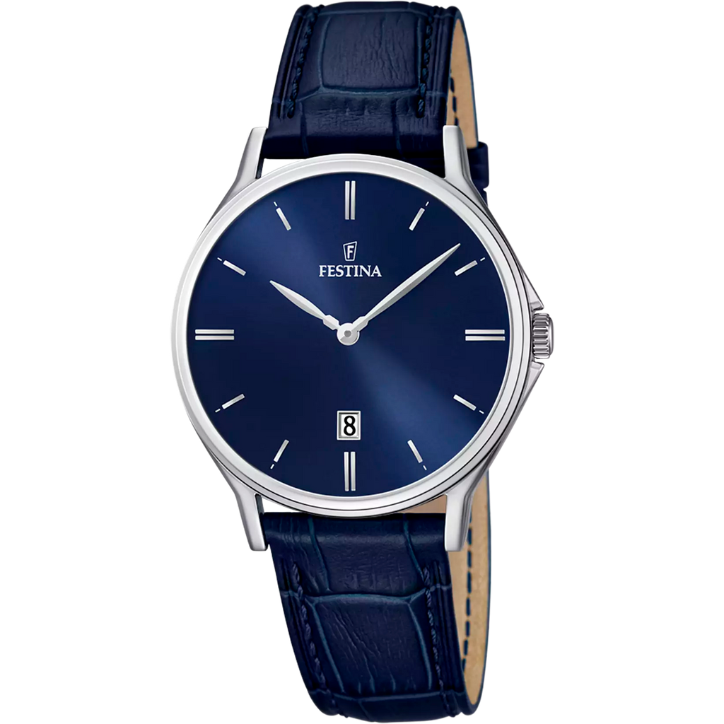 Festina Gents Blue Dial Watch