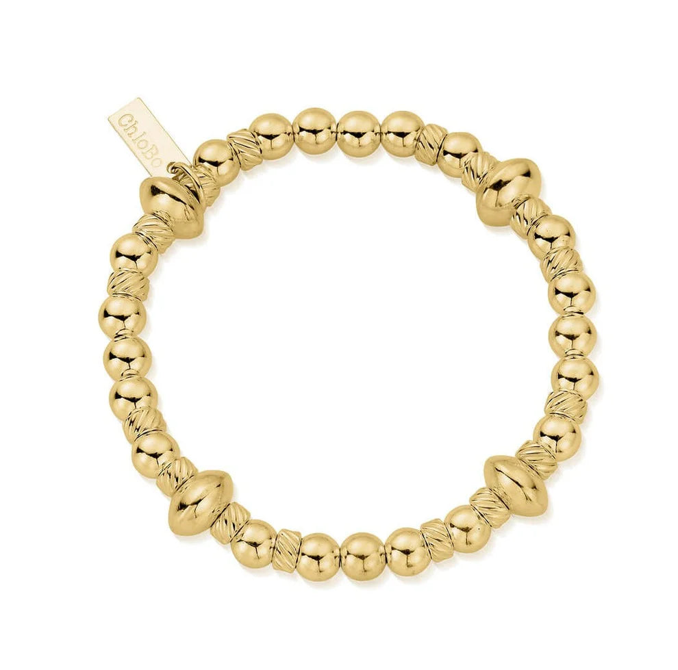Twisted Disc Bracelet
