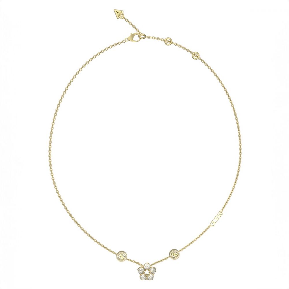 GUESS Shining Winter Gold Necklace