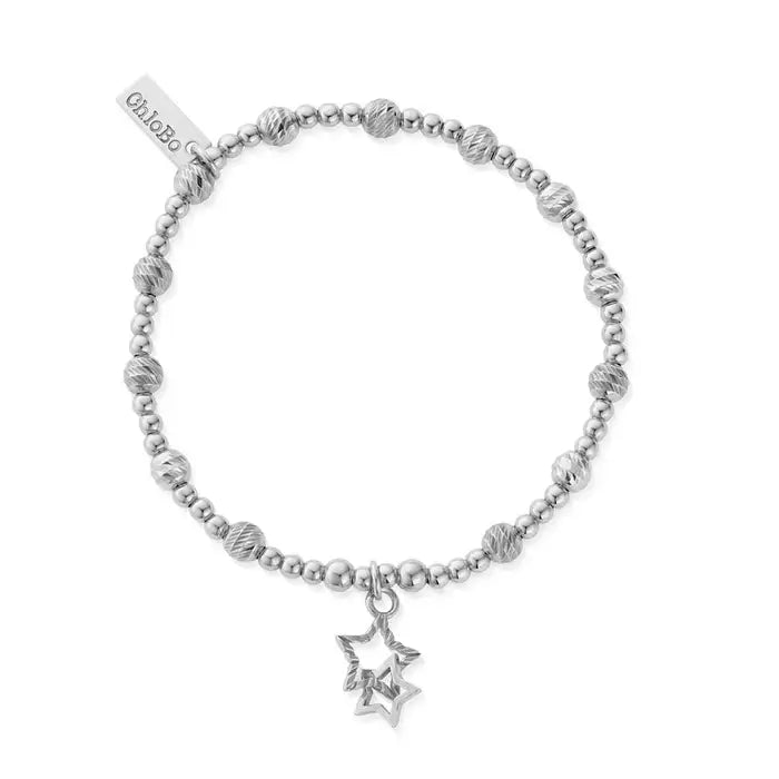 Sparkle Interlocking Star Bracelet