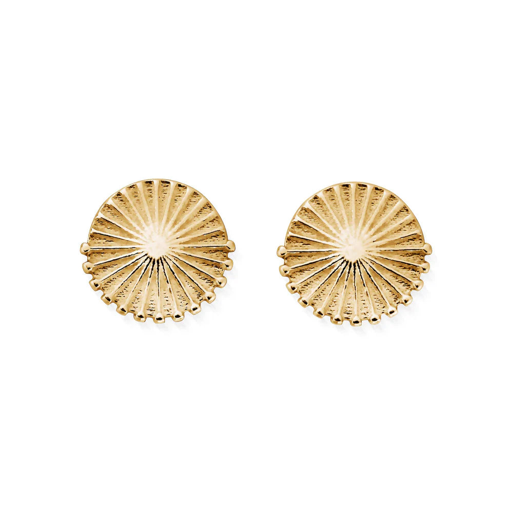 Sunburst Stud Earrings