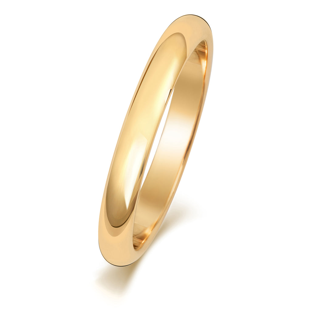 9ct Yellow Gold 2.5mm Wedding Ring