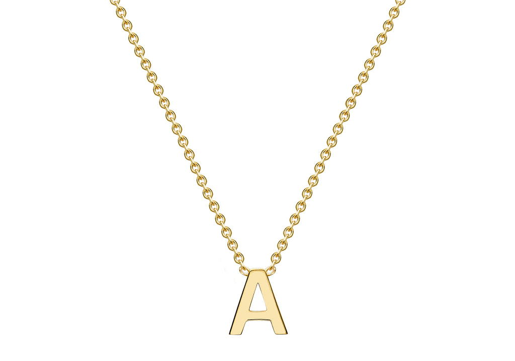 9CT YELLOW GOLD INITIAL “A”