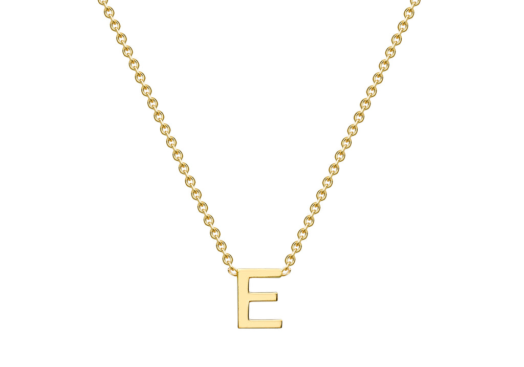 9CT YELLOW GOLD INITIAL “E”