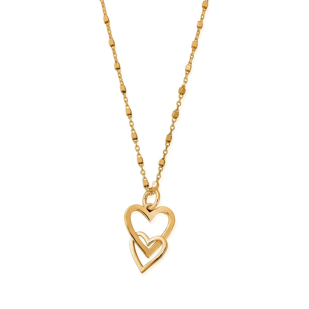 Interlocking Love Heart Necklace