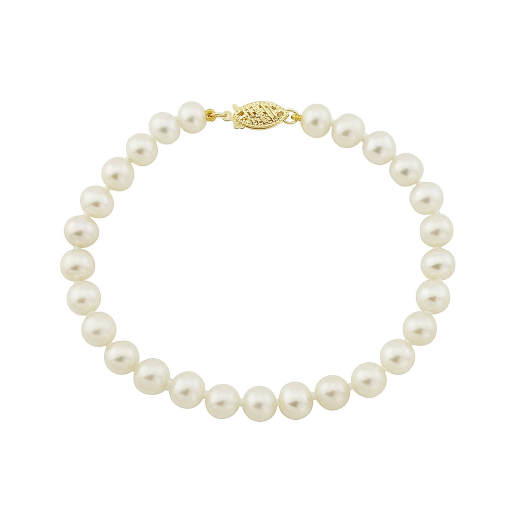 9ct Gold Pearl Bracelet