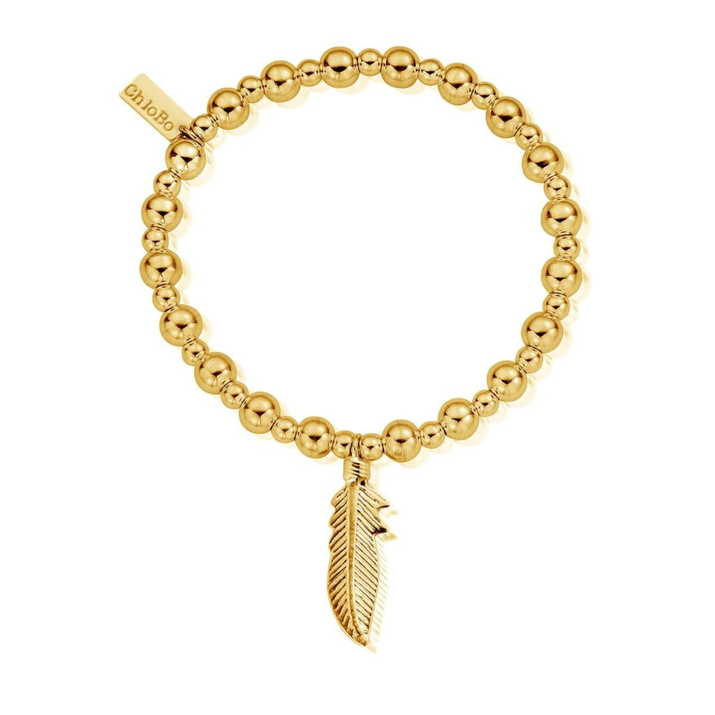 Mini Small Ball Feather Bracelet A reminder that you are never alone