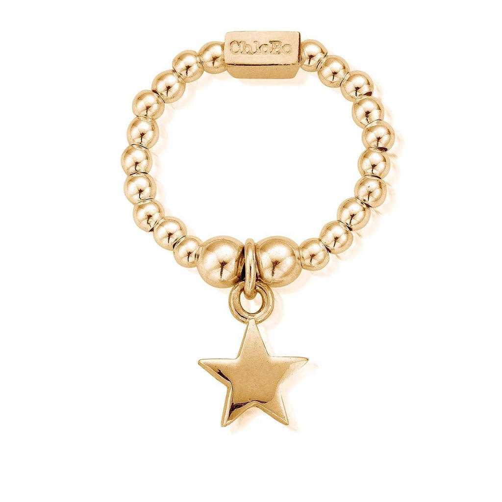 Gold Mini Star Ring (Small)