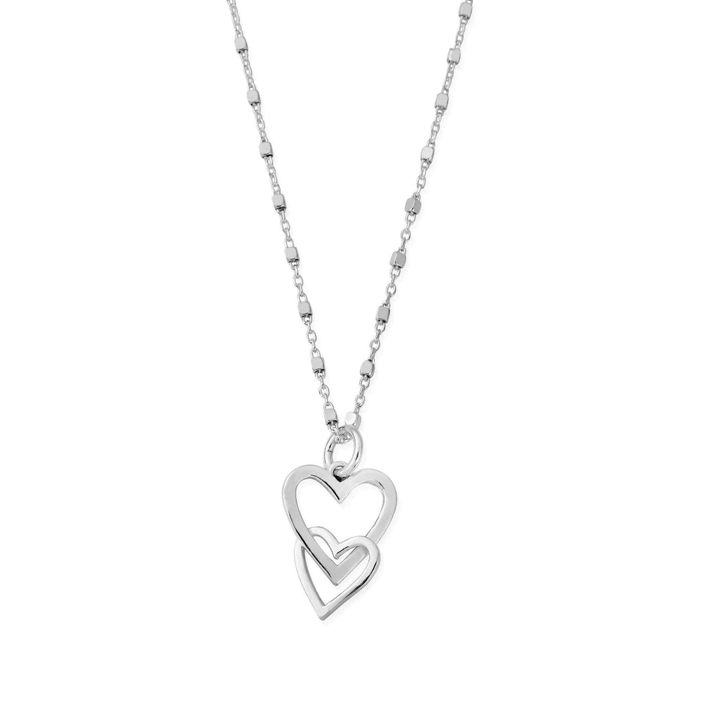 Interlocking Love Heart Necklace
